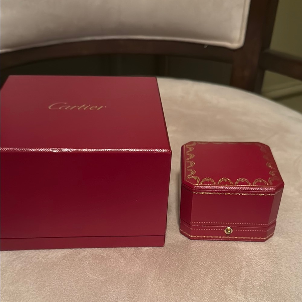 Cartier Red Jewelry Box Set